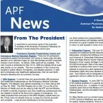 APF Newsletter, Winter 2007 - 2008